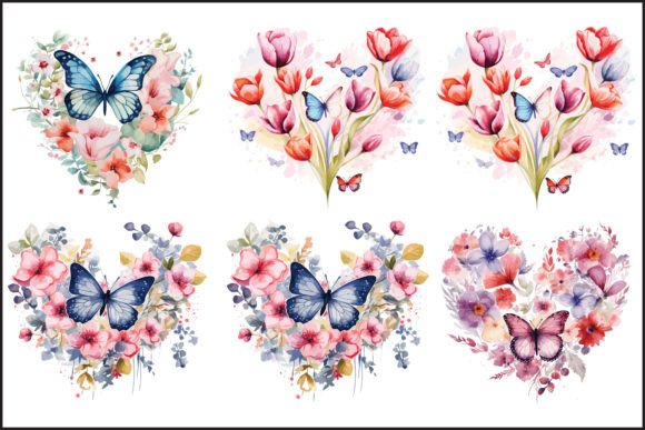 Download Watercolor Floral Butterfly Images - Premium Resources