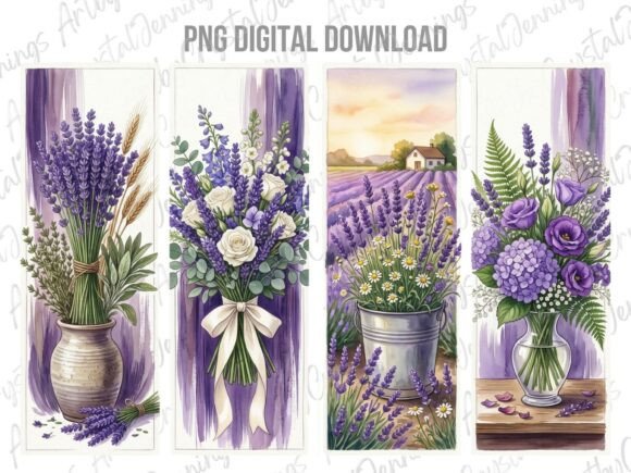 Download Lavender Watercolor Floral Brushstroke - Lavender watercolor Collection